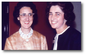 Adrienne et Josette, 1963, photo Archives de la Société du Christ Seigneur